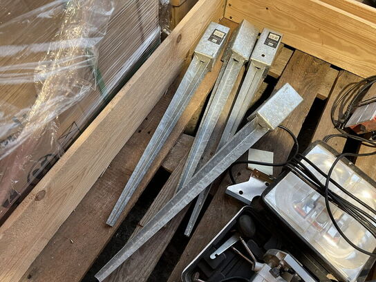 Indholdet på pallen