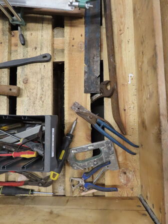 Indholdet på pallerne