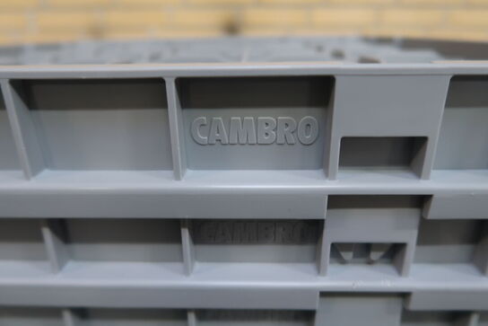 Lav kurvevogn med 8 stk. opvaskebakker