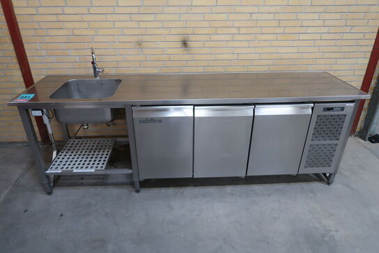 Coldline TS17/1M-710 kølebord med hæve-/sænk