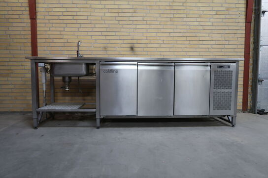 Coldline TS17/1M-710 kølebord med hæve-/sænk