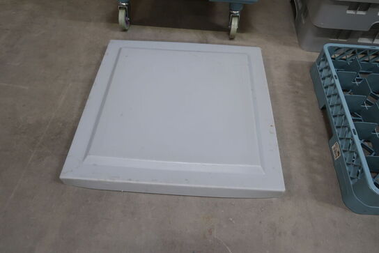 Lav kurvevogn med 11 stk. opvaskebakker