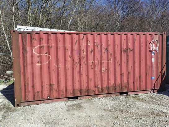 Container 20 fod med indhold