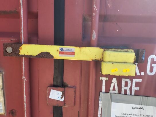 Container 20 fod med indhold