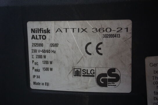 Industristøvsuger NILFISK ALTO