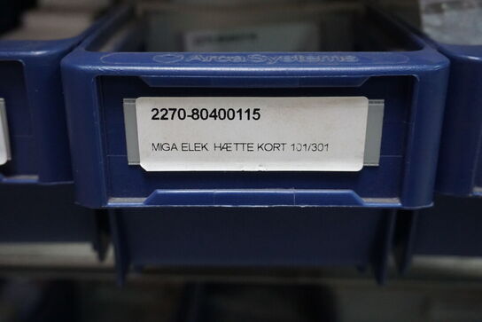 Indhold på 1 fags lagerreol