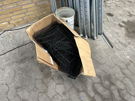 Elementer til lagerreol