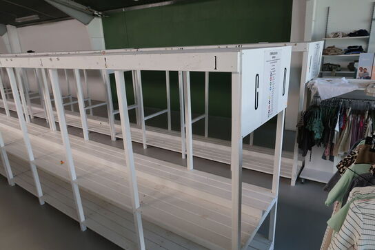 6 stk. udstillingsstativer