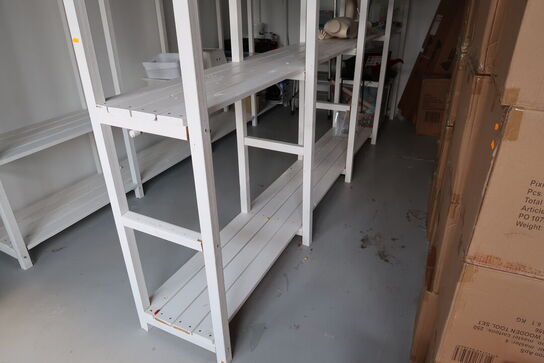 3 stk. reoler uden indhold