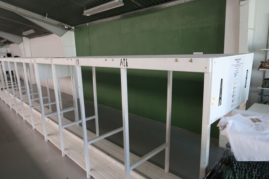 4 stk. udstillingsstativer
