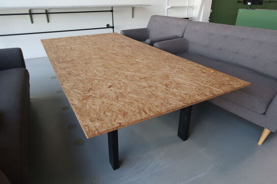 Sofabord samt sofa og lænestol
