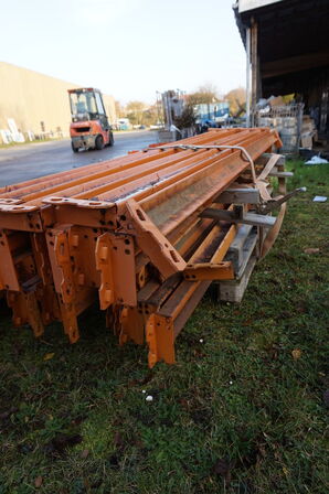 ca 75 stk Ass vanger til pallereoler/hylder 
