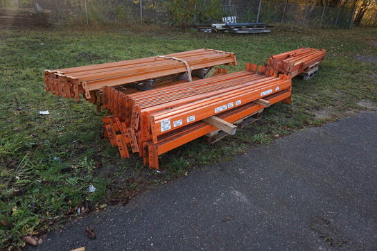 ca 75 stk Ass vanger til pallereoler/hylder 