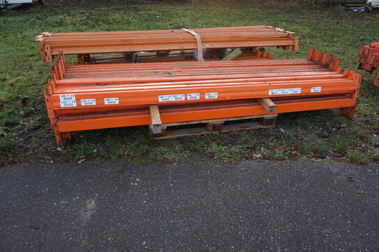 ca 75 stk Ass vanger til pallereoler/hylder 