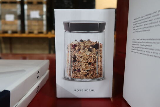 3 stk. Rosendahl Grand Cru opbevaringsglas sort 0,75 liter