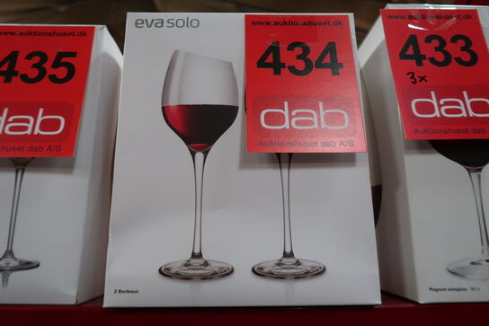 2 stk. Eva Solo rødvinsglas bordeaux 39 cl