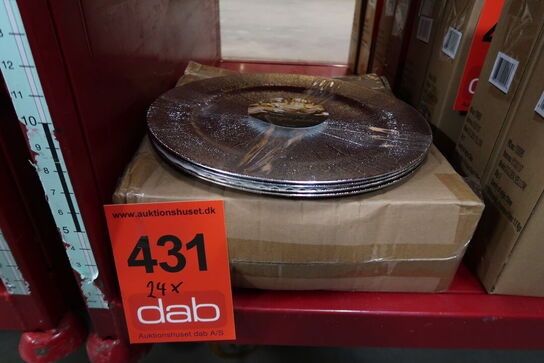 6 pk. Dækketallerken sæt 4 stk