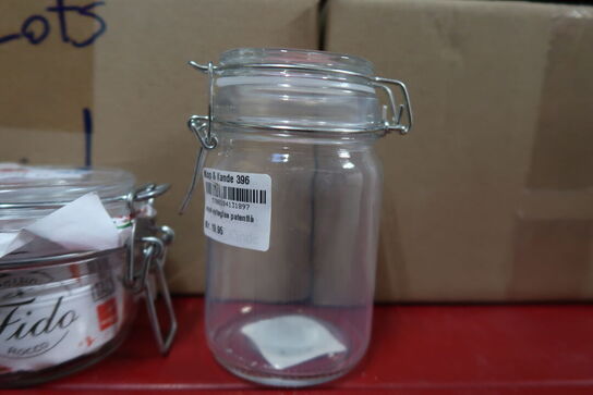 33 stk. ass. Bormioli patentglas