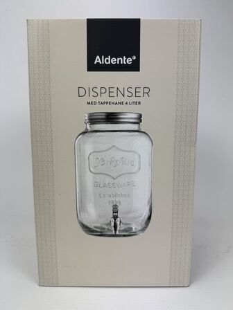 4 stk. Aldente dispenser med tappehane 4 liter