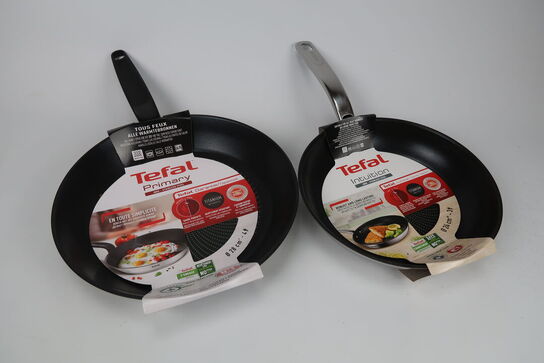 2 stk. Tefal Intuition stegepander 24 cm & 28 cm 