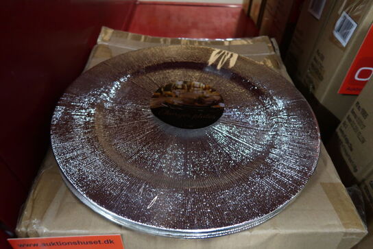 6 pk. Dækketallerken sæt 4 stk