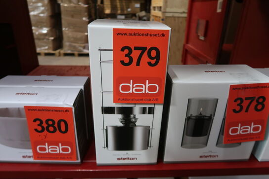 Stelton skibslampe rustfrit stål H34 cm