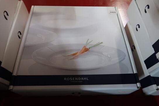 2 pk. Rosendahl Grand Cru tallerken hvid 23 cm. 4 stk.