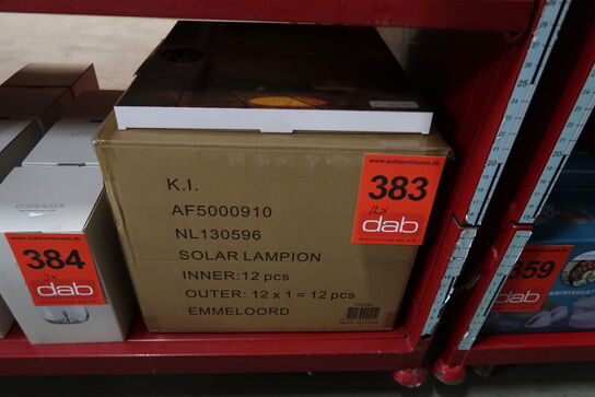 12 stk. Solar lyskugle Ø40 cm