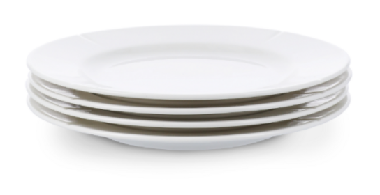 1 pk. Rosendahl Grand Cru tallerken hvid 23 cm. 4 stk.