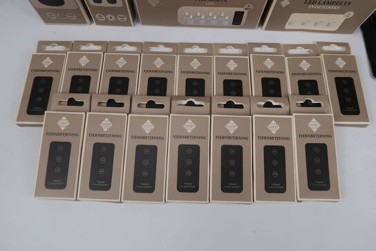 Diverse LED lys & fjernbetjeninger 