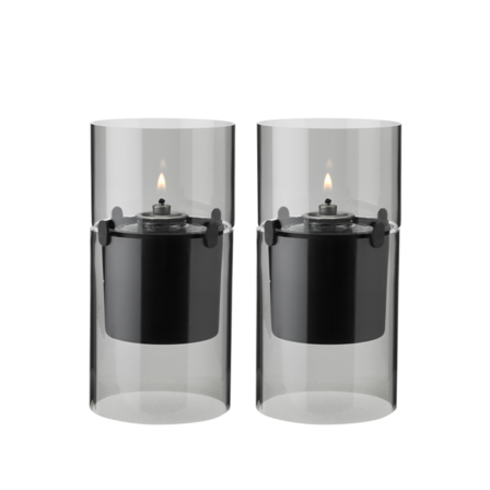 1 pk. Stelton Lucie Hurricane Olielampe Smoke 2 Stk.