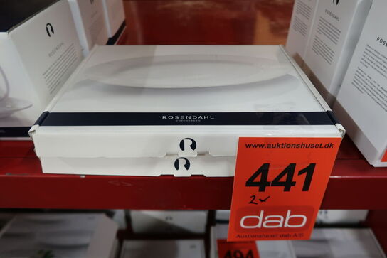 2 stk. Rosendahl Grand Cru Oval Tallerken 30 cm