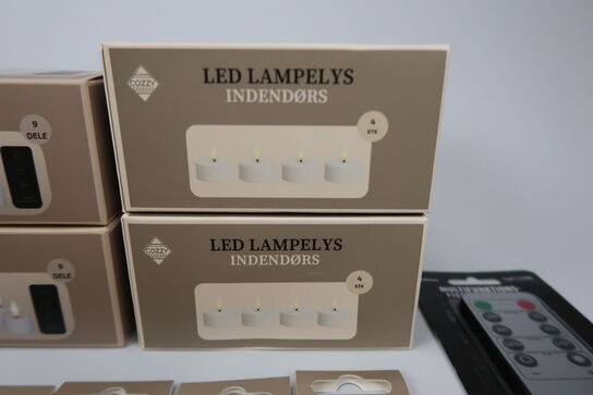 Diverse LED lys & fjernbetjeninger 