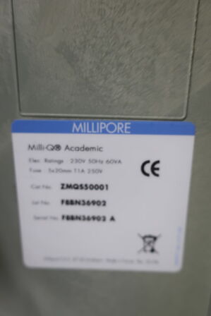 Vandrensningsanlæg MILLIPORE Milli-Q Academic