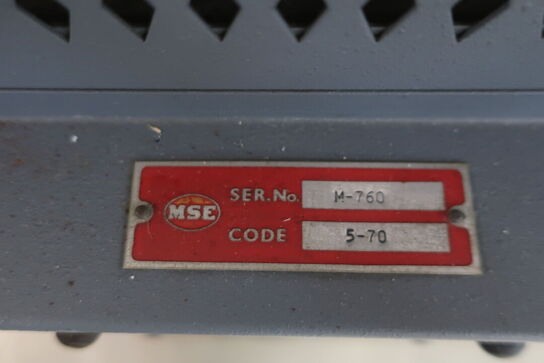 Ultrasonisk opløser MSE 100