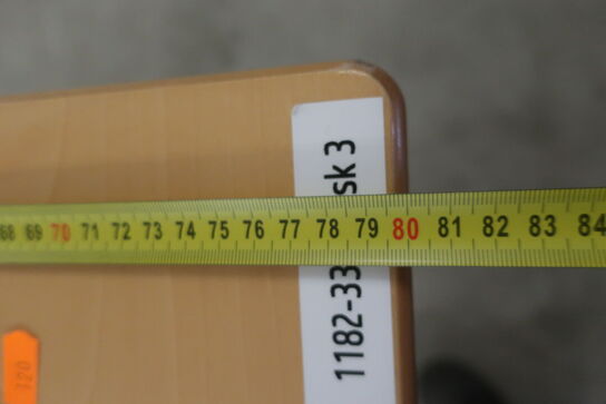 Elhæve/sænkebord 80x120 cm