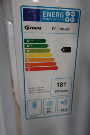 Fryseskab GRAM FS 3105-90