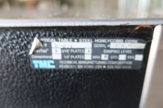 Optisk bord TMC m. vibration