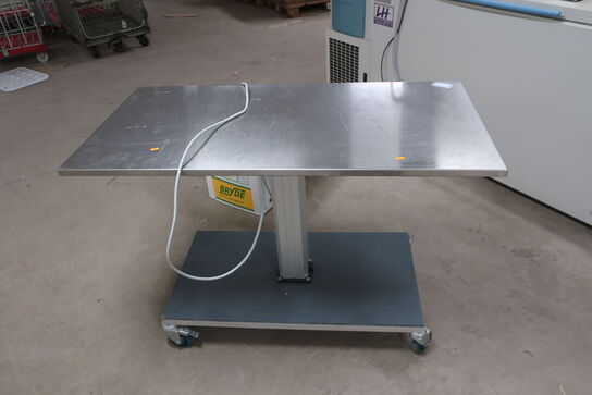 Arbejdsbord m. hævefunktion 130x66 cm