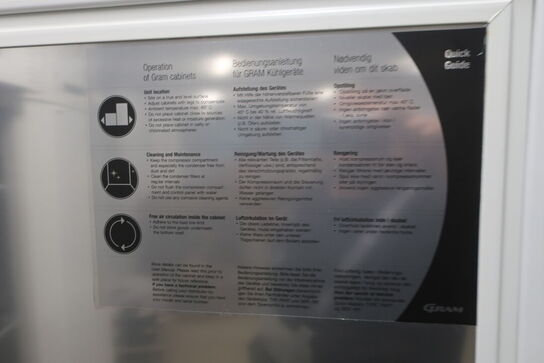 Industrikøleskab GRAM TWIN K 660 LSG 5N