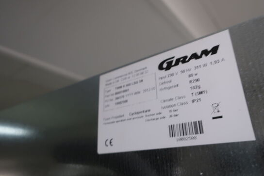 Industrikøleskab GRAM TWIN K 660 LSG 5N