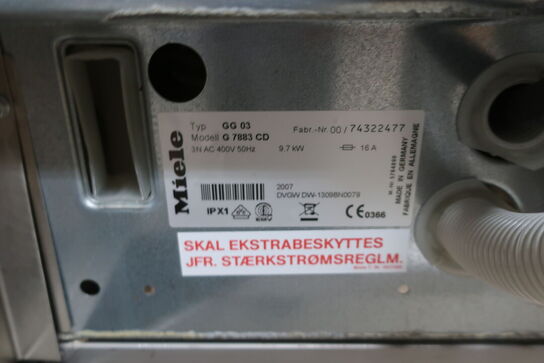 Opvaskemaskine MIELE PROF 7883 CD
