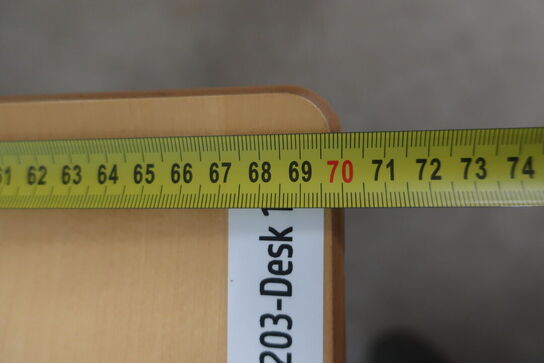 Elhæve/sænkebord 70x100 cm