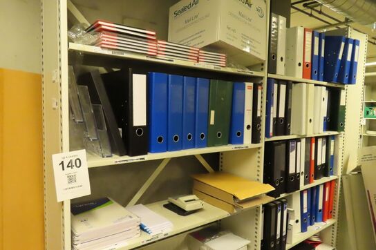 Indhold på 2 fags reol 