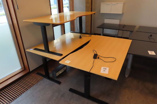 2 stk. Hæve/-sænkeborde