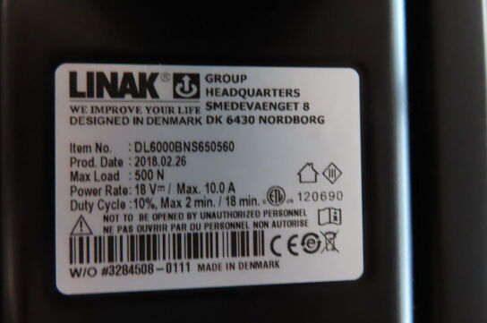 2 stk. Hæve/-sænkeborde