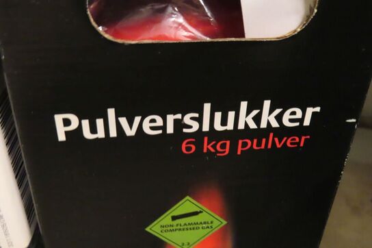 2 stk. Pulverslukker 