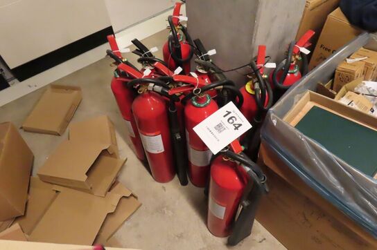 9 stk. Pulverslukker