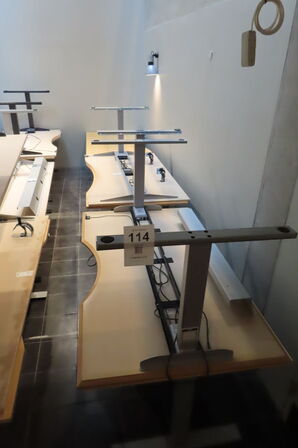 5 stk. Hæve/-sænkeborde