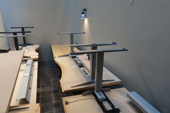 5 stk. Hæve/-sænkeborde